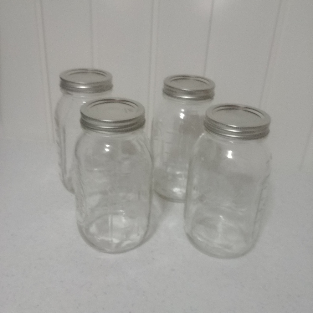 4 ball mason jars REGULAR MOUTH 32oz